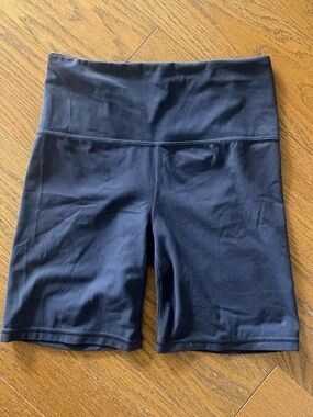 Athleta Ultra High-Rise Navy Bike Shorts